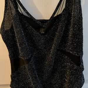 Sparkly mesh bodysuit